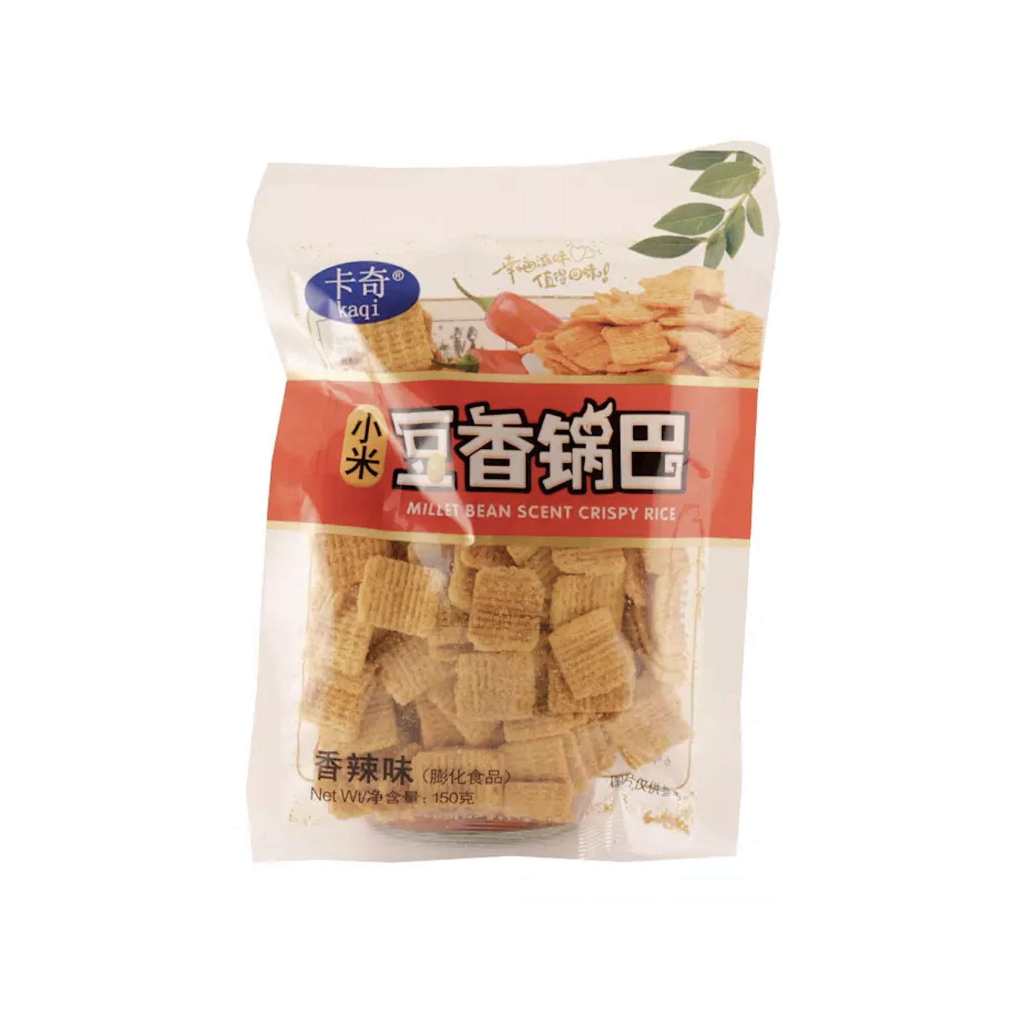 卡奇 小米豆香锅巴香辣味 Crispy Rice Millet Chili Flavour 150g
