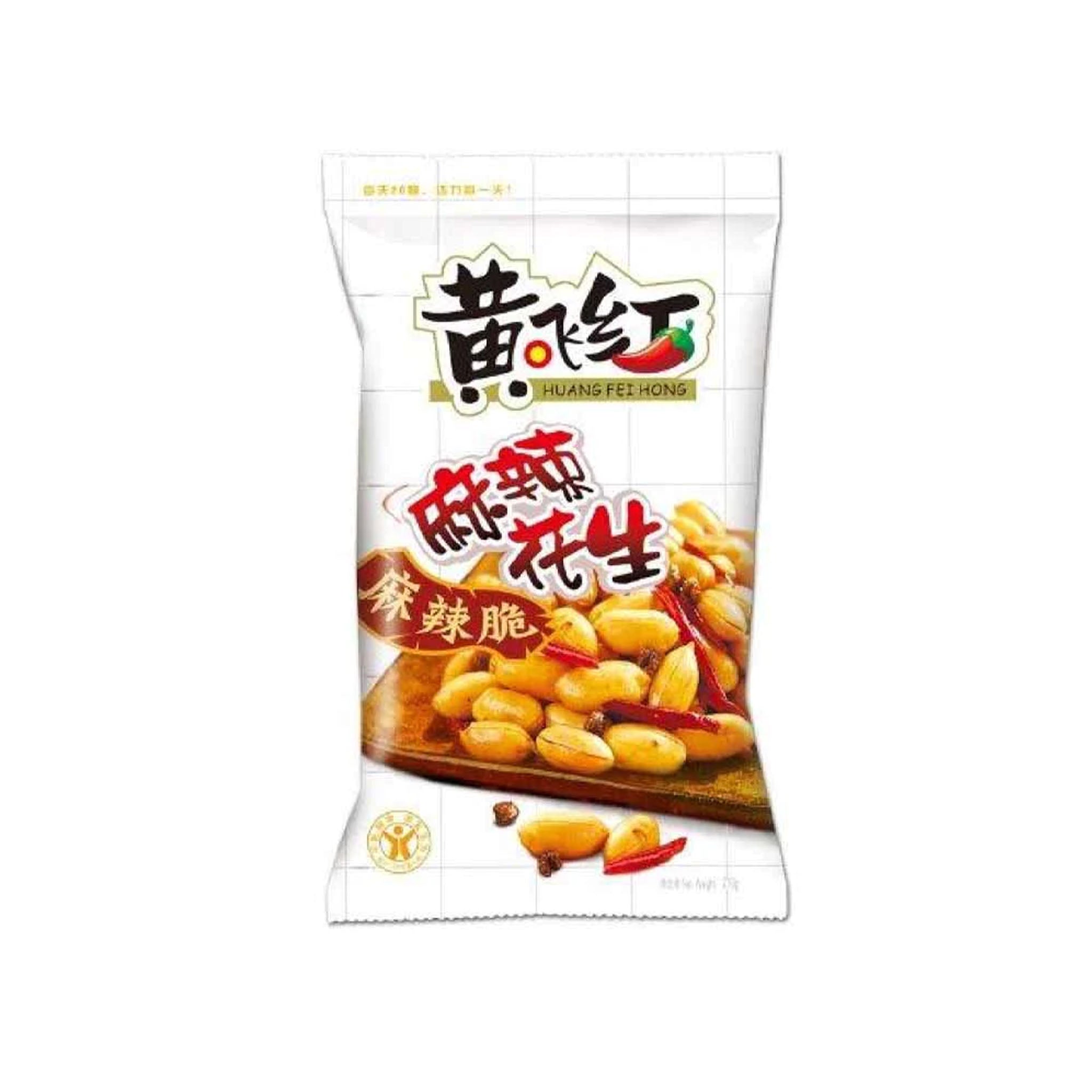 Huangfeihong Krydrede peanøtter 110g