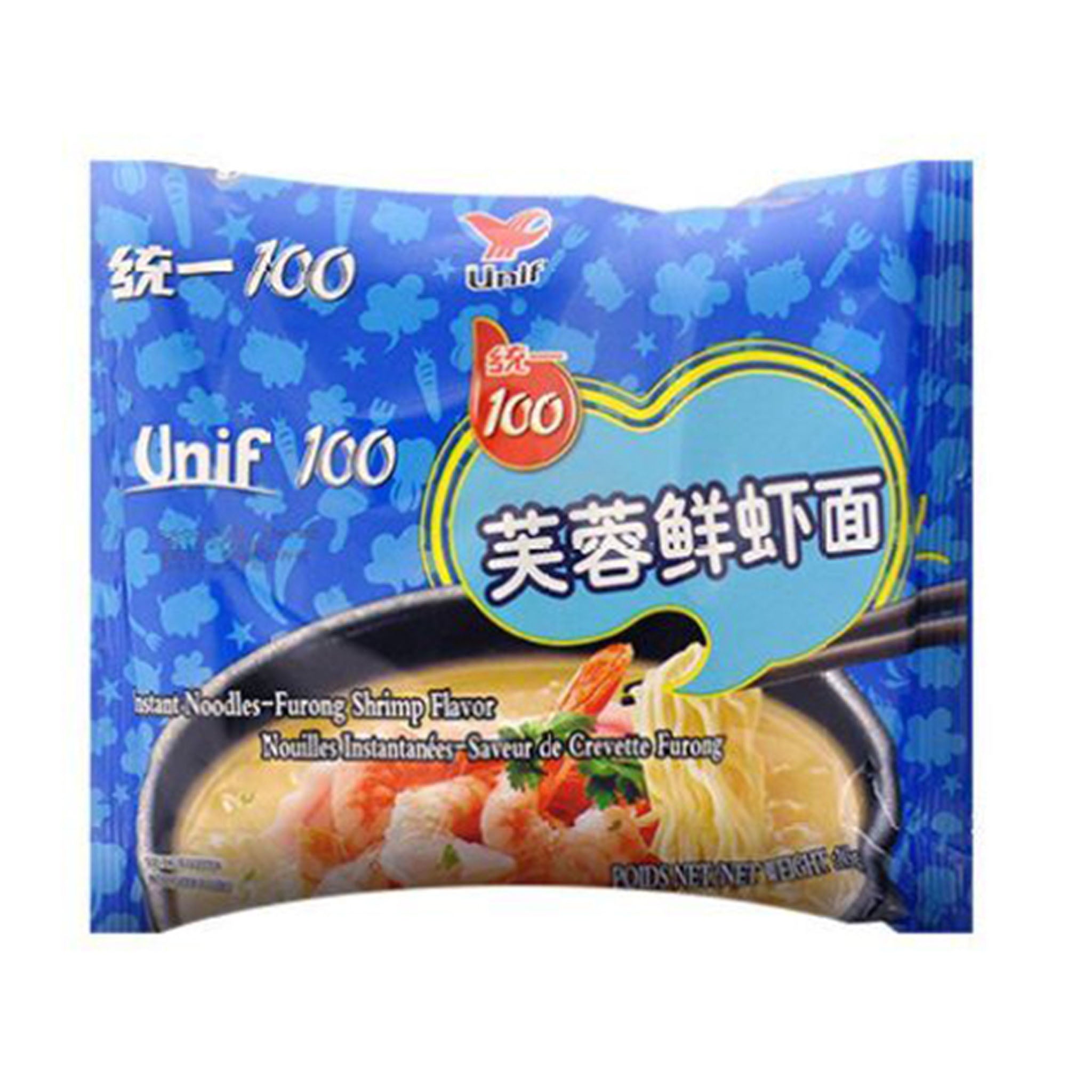 统一100 芙蓉鲜虾面 Instant Noodles Shrimp 103g