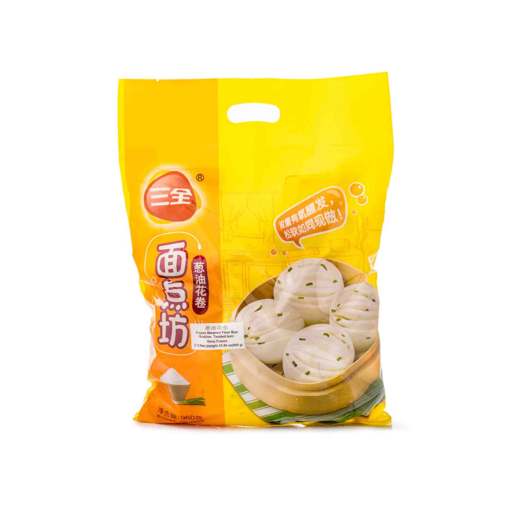 ❄️三全葱油花卷 (家庭装) 限仓库自取或配送! Scallion Twisted Bun (Family Pack) 960g