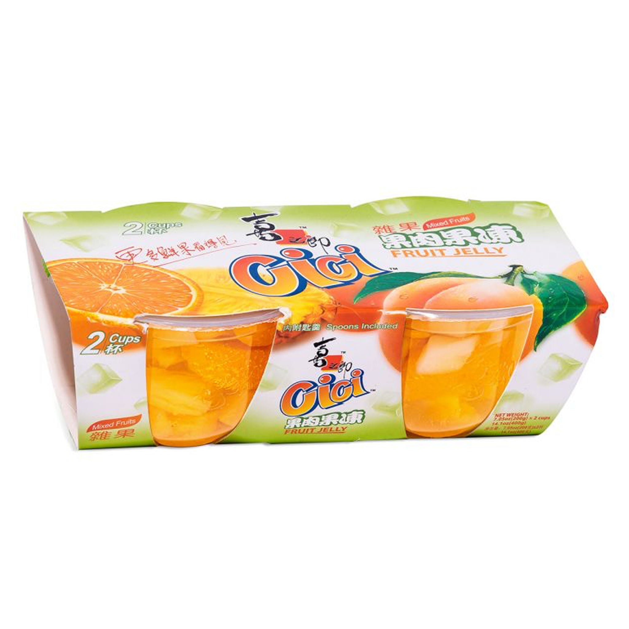 喜之郎什锦果肉果冻（2杯） XZL Jelly-Mixed Fruit 200g*2