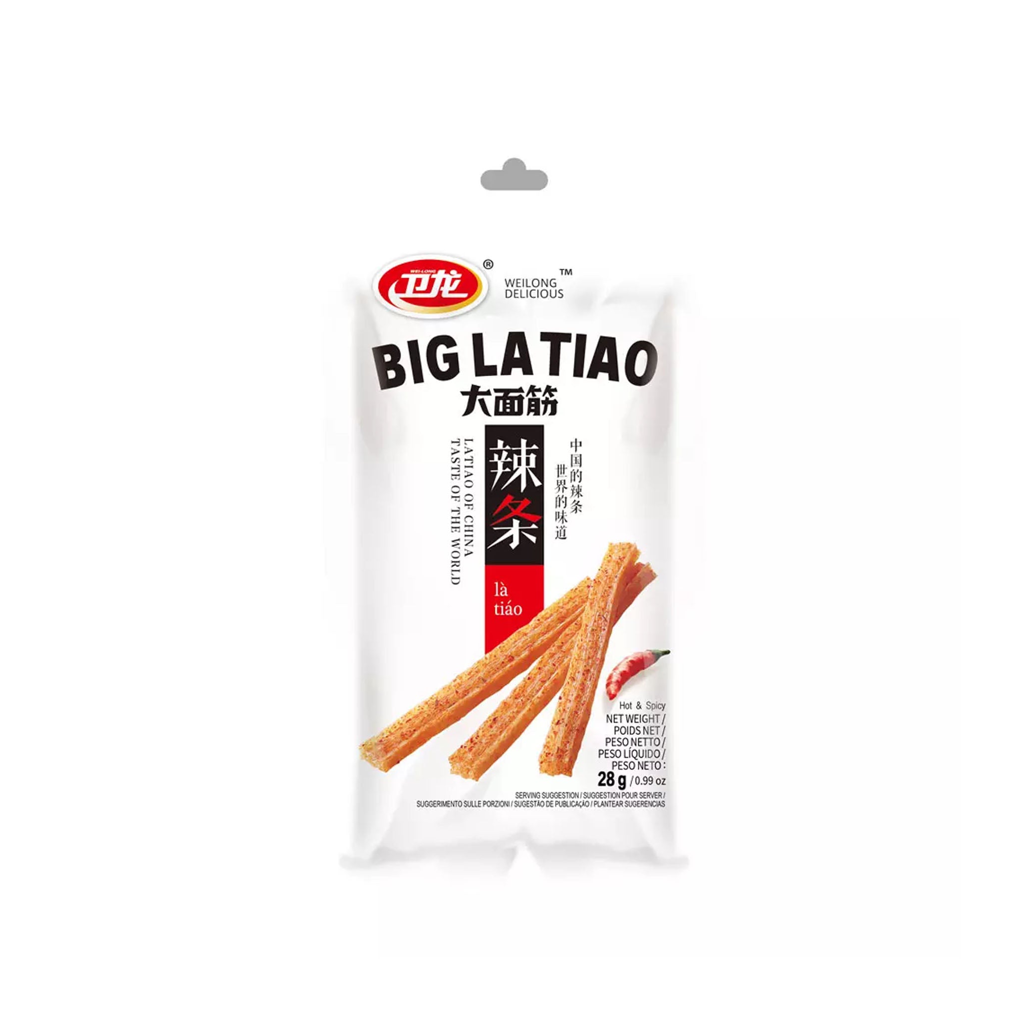 卫龙 大面筋 Gluten Spicy Strips 106g