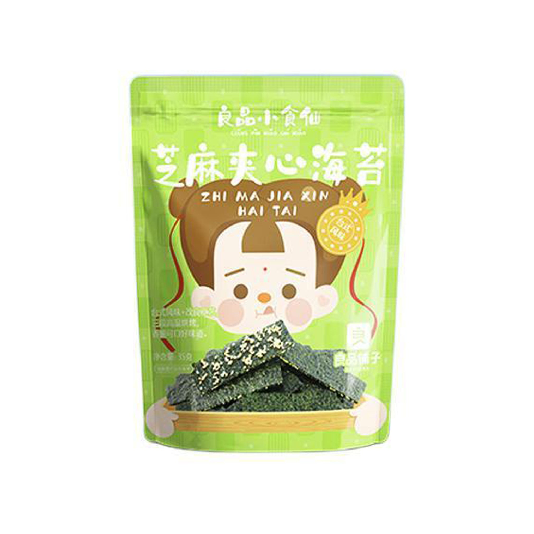 良品铺子 芝麻夹心海苔 Seaweed Sesame Thins 35g