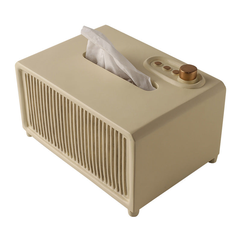 Retro papirboksholder hvit