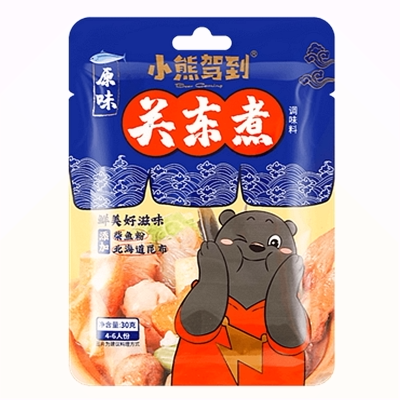 (B.B.D 04.08.2026)小熊驾到 关东煮调味料 (原味) Kanto Cooking Seasoning 30g