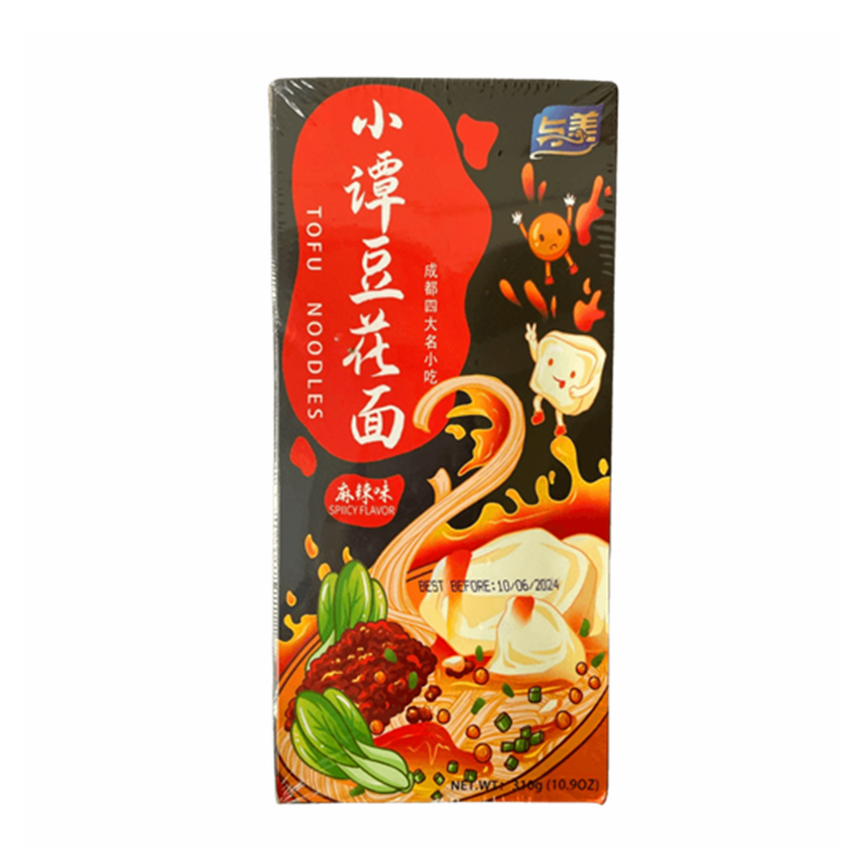 与美 小谭豆花面 麻辣味 YuMei Tofu Pudding Noodle-Spicy 310g