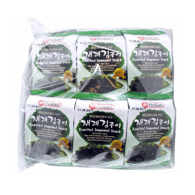 日本  Hosan 原味海苔 Roasted seaweed snack 4.5g