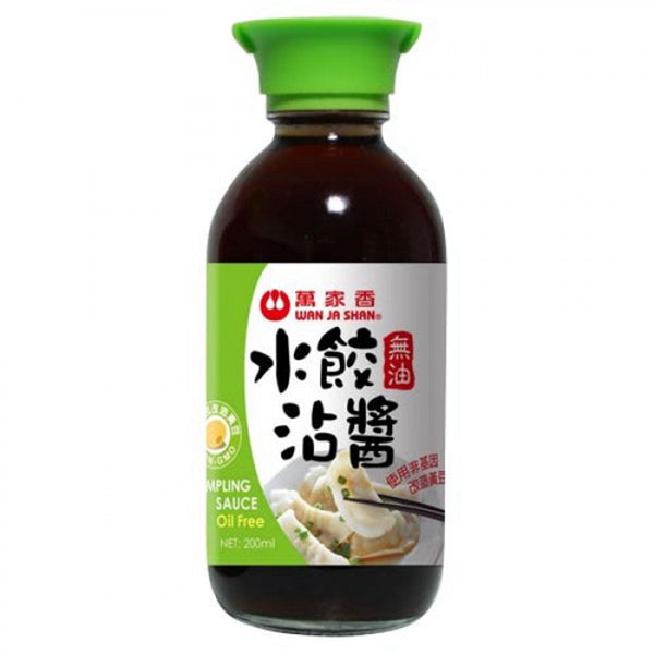 万家香 无油水饺蘸酱 Dumpling Sauce - Oil Free 200ml