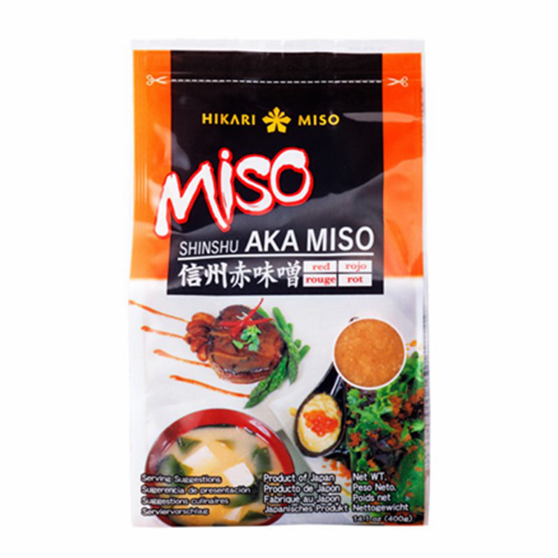 信州赤味噌-HIKARI MISO Shinshu Aka Miso(Red)-400g