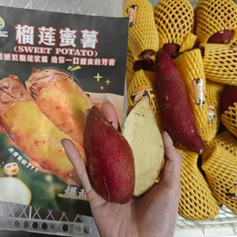 🌱榴莲蜜薯 新鲜（10.08到货-限自取或配送!） Durian Sweet Potato 1 Kg