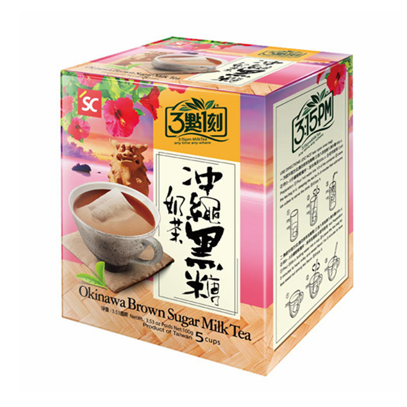 3點1刻 冲绳黑糖奶茶 Okinawa Brown Sugar Milk Tea 5x20g