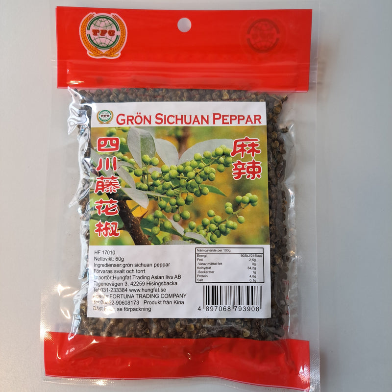 四川 藤花椒 Sichuan Green Peppercorns 60g