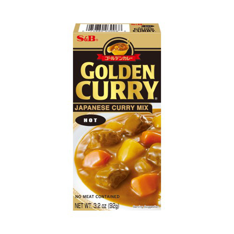 日本 金牌咖喱块 火辣 Golden curry sauce mix Hot 92g