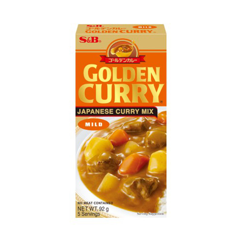 日本 金牌咖喱块 微辣 Golden curry sauce mix Mild 92g