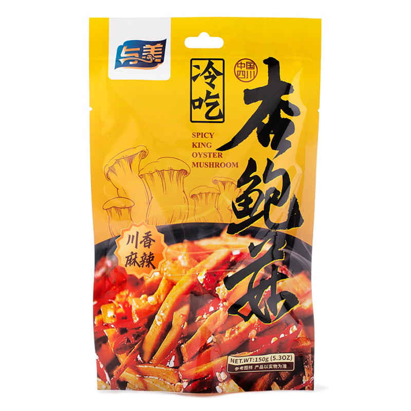 与美 冷吃杏鲍菇 Spicy King Oyster Mushroom 150g