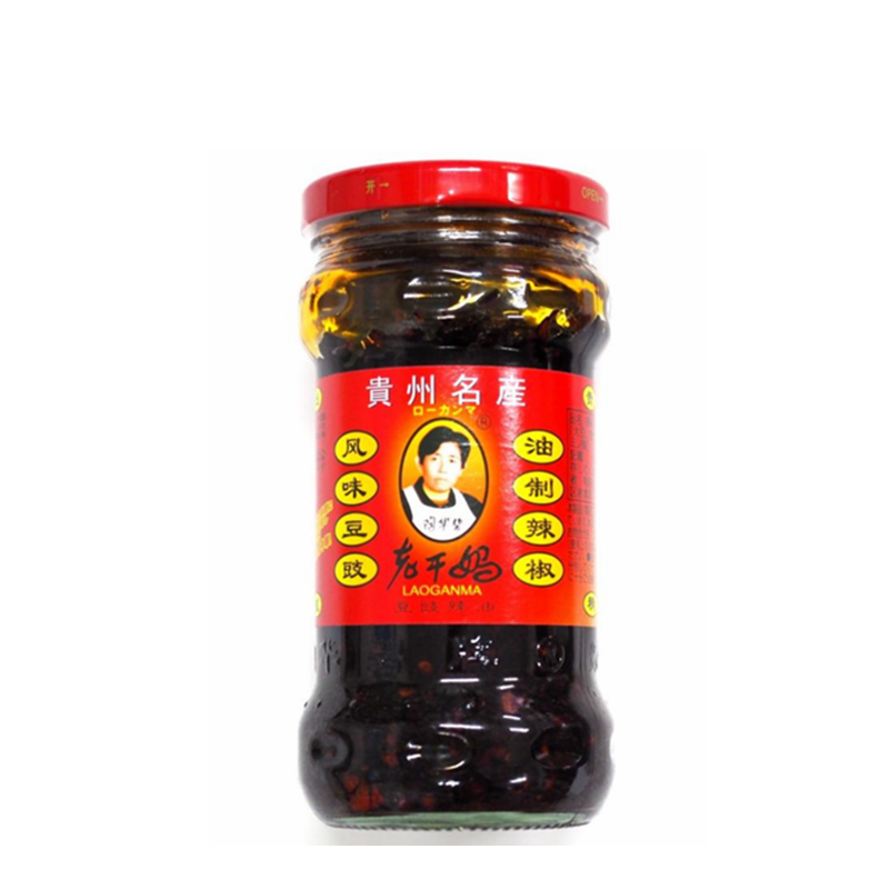 老干妈 豆豉油辣椒 Sichuan salt black bean 280g