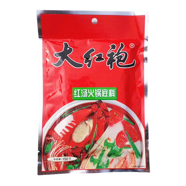 （临期2023.10.05）大红袍 红汤火锅底料 DHP-Spicy Hot Pot Soup Base 150g