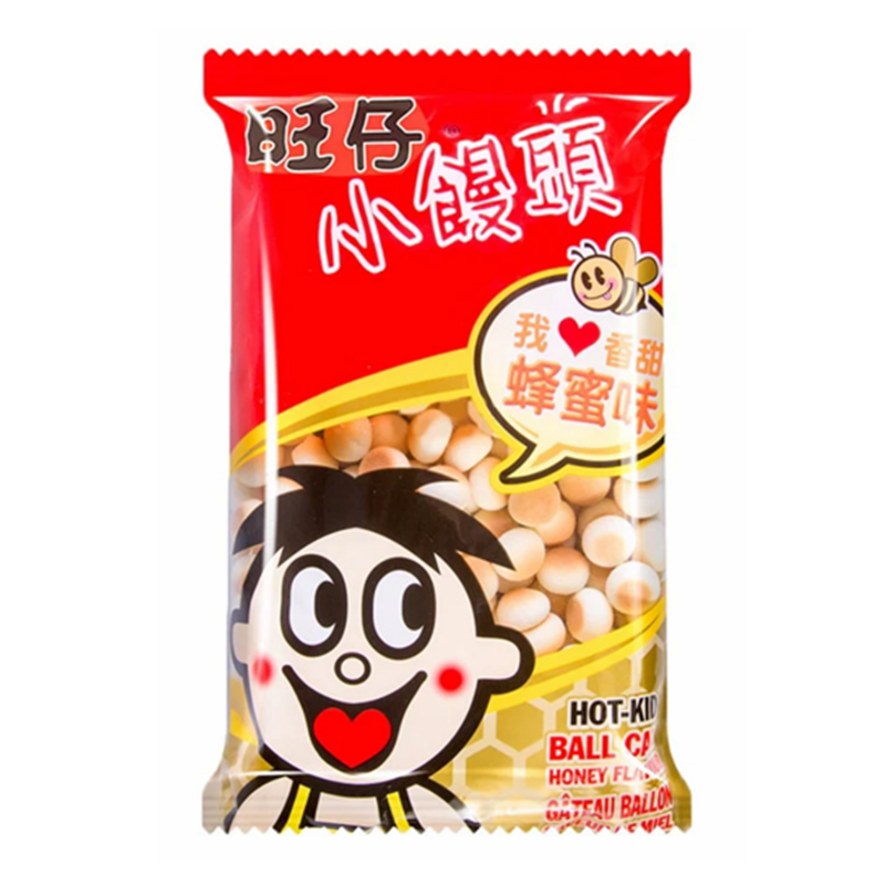 旺旺 旺仔小馒头 Hot-Kid Ball Cake Honey Flavor 55g