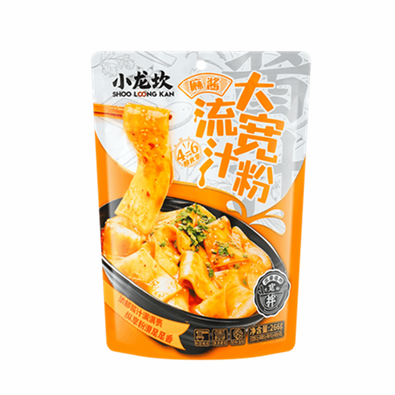 小龙坎 传统麻酱流汁大宽粉 Traditional Sesame Sauce Flowing Juice Big Wide Noodles 266g