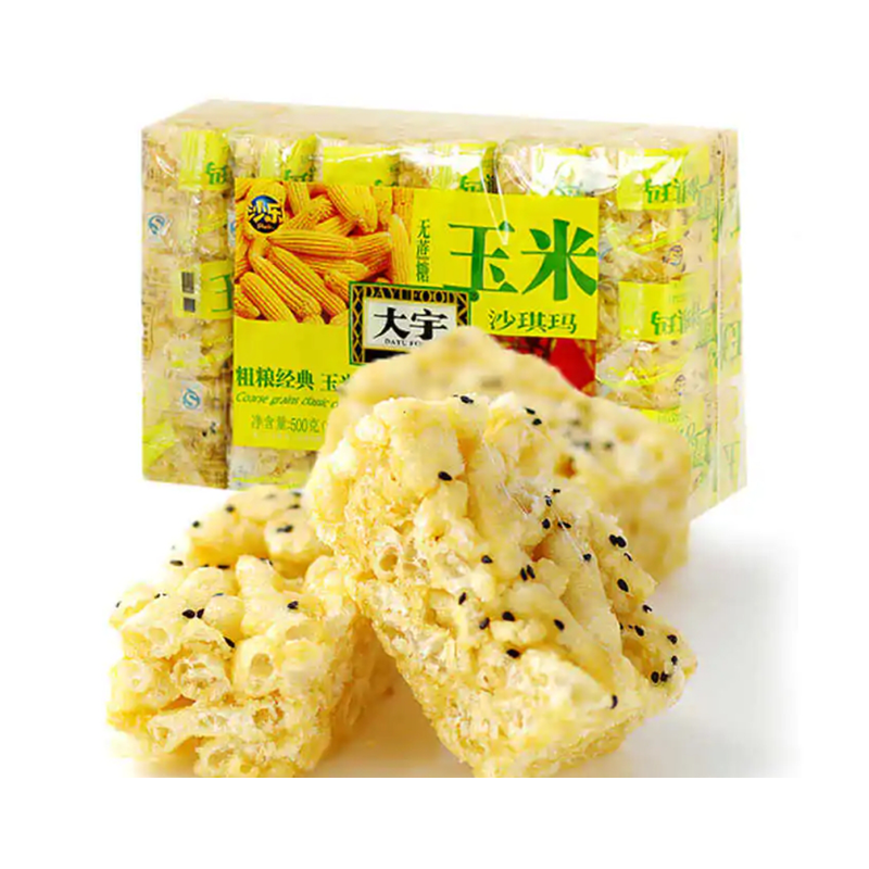 大宇 玉米沙琪玛 DY ShaQiMa Biscuit Corn Flav. 408g