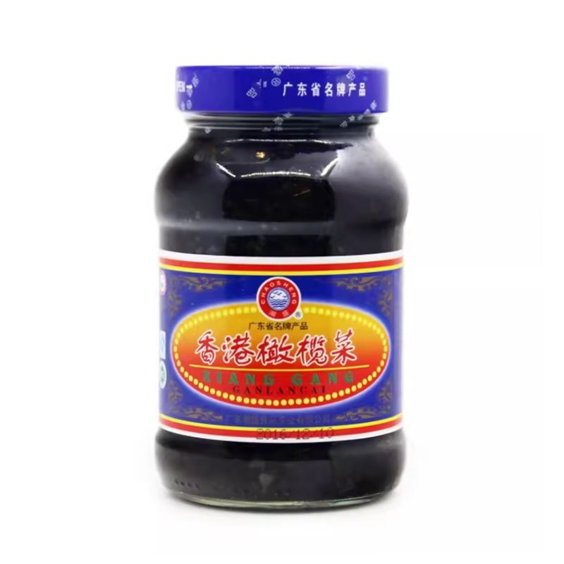 潮盛 香港橄榄菜 大瓶装 Olive Pickles 450g