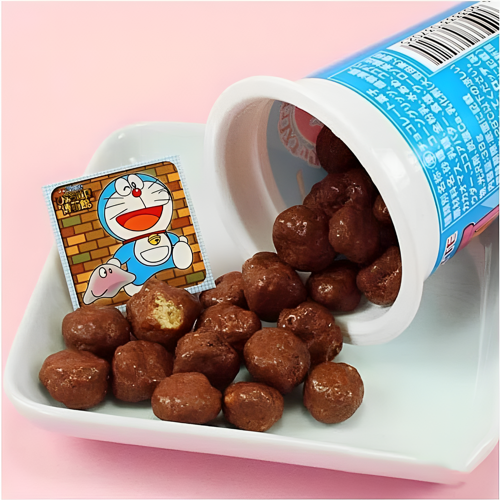 (临期05.25)韩国乐天 哆啦A梦巧克力球 Doraemon Choco Balls 37g