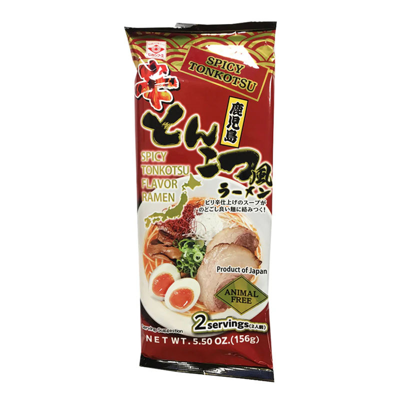 Higashimaru 鹿儿岛 辣味豚骨拉面 Tonkotsu Style Kagoshima Spicy Ramen 156g