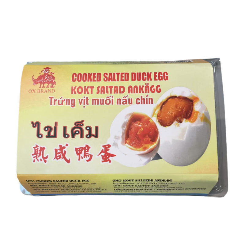 OX BRAND熟咸鸭蛋 Cooked Salted Duck Eggs 6stk