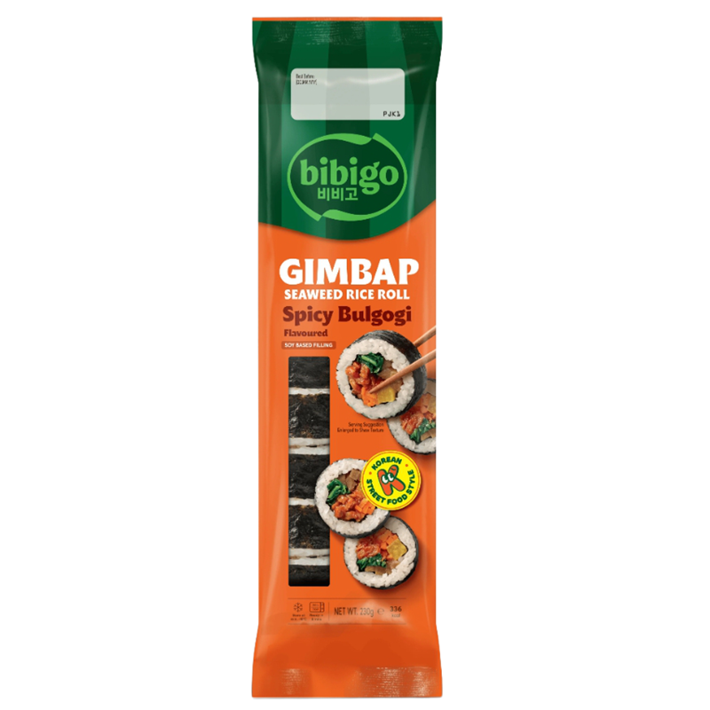 ❄️ 必品阁 紫菜包饭 香辣烤肉味 限仓库自取或配送! BIBIGO Gimbap rice roll spicy Bulgogi 230g