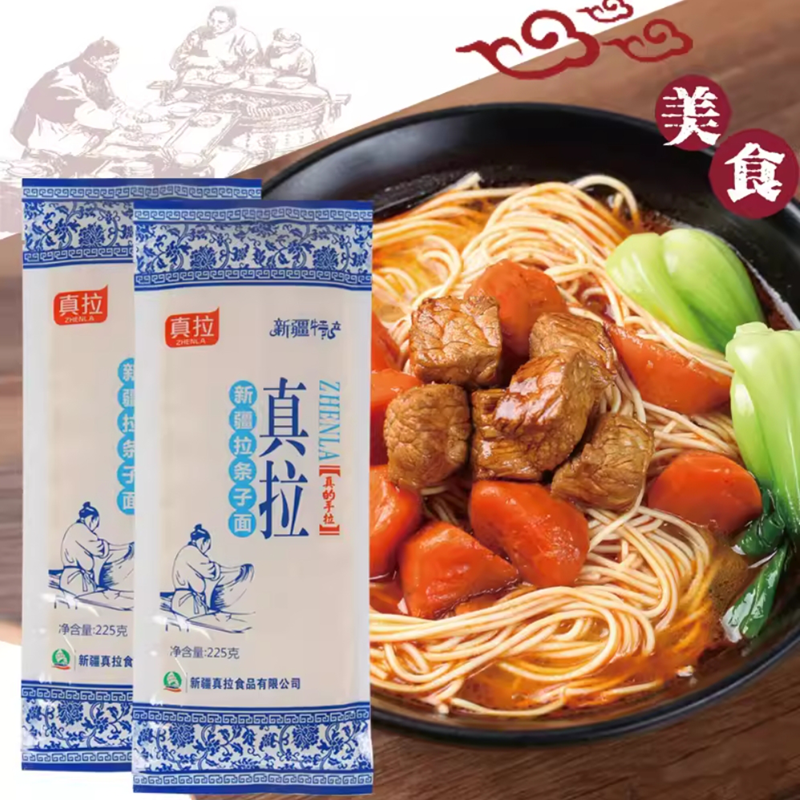 真拉 新疆拉条子 Xingjiang Noodle 225g