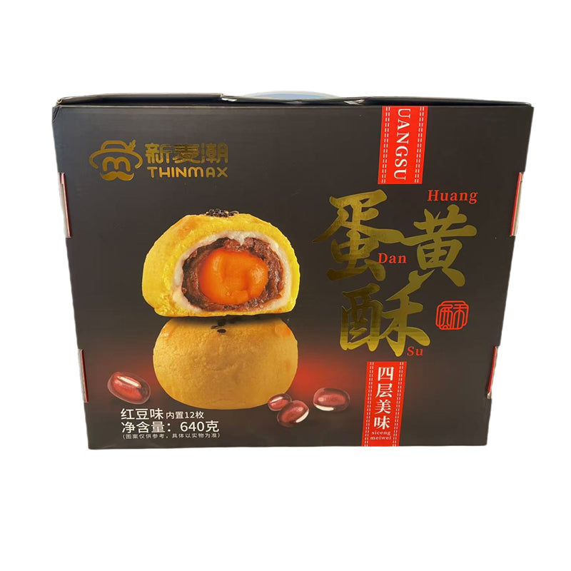 新麦潮 红豆蛋黄酥 Moon Cake w Redbean Paste 640g