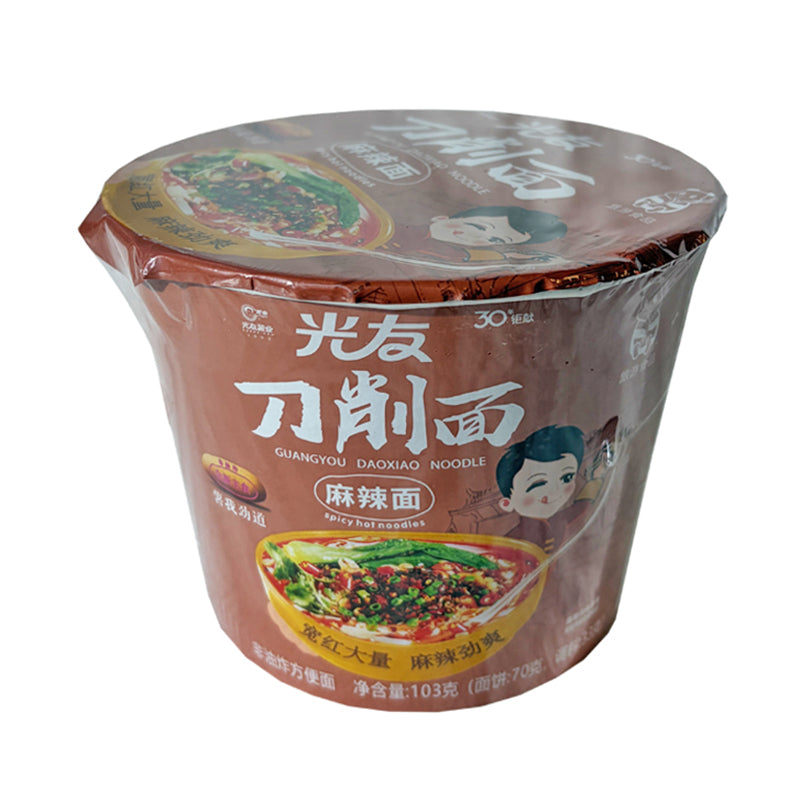 光友 麻辣刀削面 (碗装) Sliced Noodle - Spicy Flavour bowl 103g