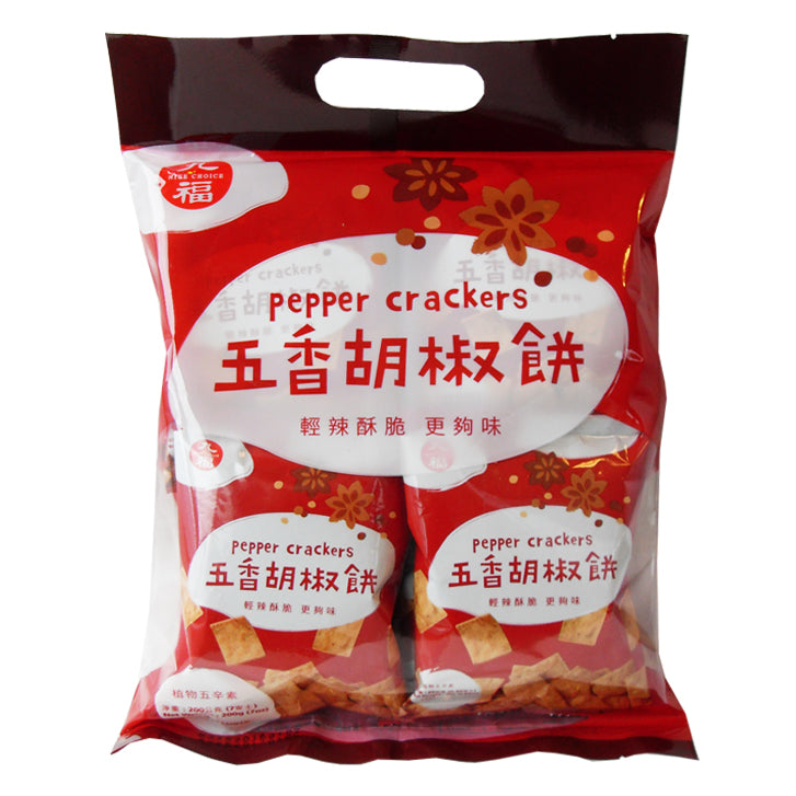 九福 五香胡椒饼 Pepper Crackers 200g