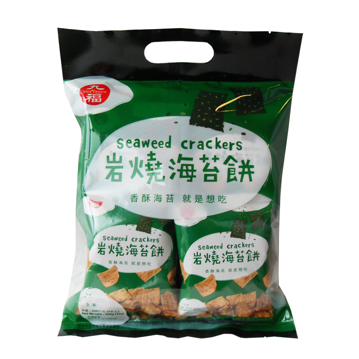九福 岩烧海苔饼 Seaweed Crackers 200g