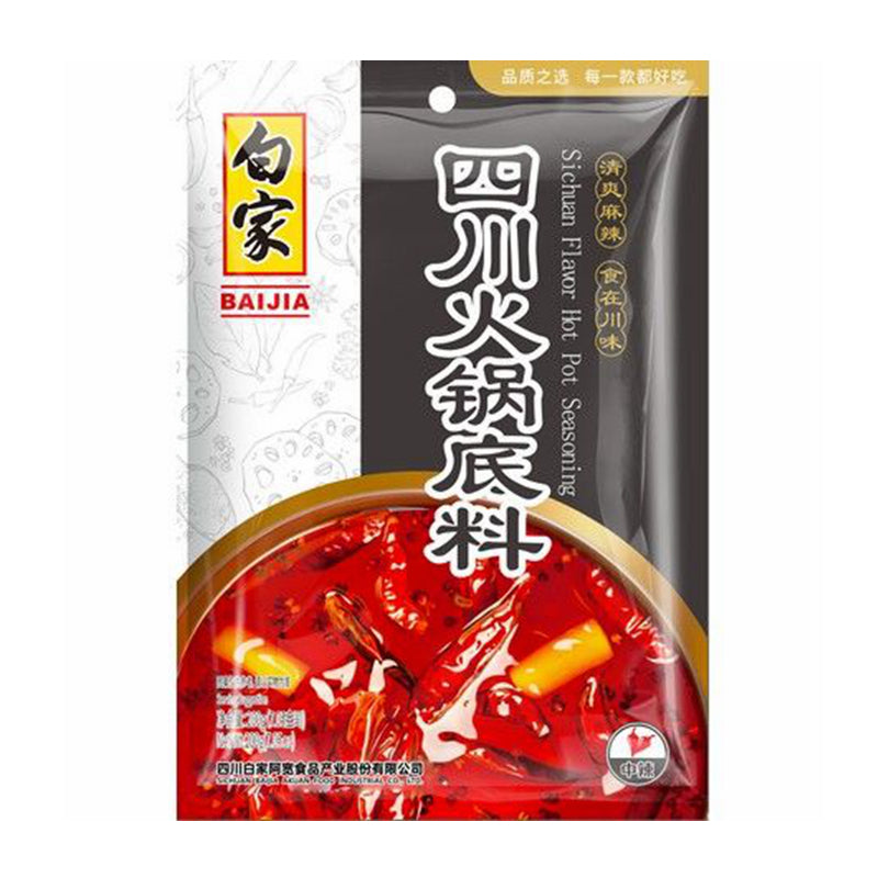 白家 四川火锅底料 Sichuan Hot Pot Seasoning 200g