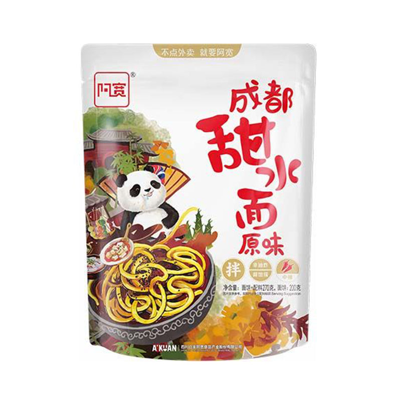 (临期23.02.25)阿宽 成都甜水面  AK Sweet Instant Noodle 270g