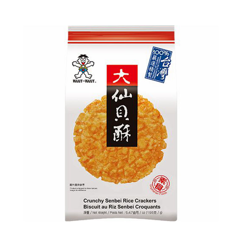 旺旺 大仙贝酥 Rice Cracker Senbei Crunchy 115g