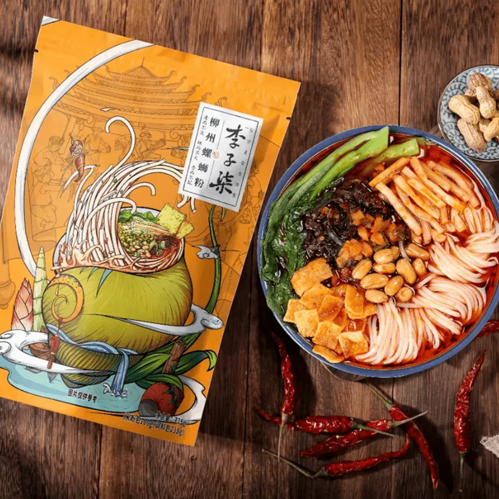 李子柒 柳州螺蛳粉 LUOSIFEN INSTANT RICE NOODLES WITH SOUP BROTH 335g