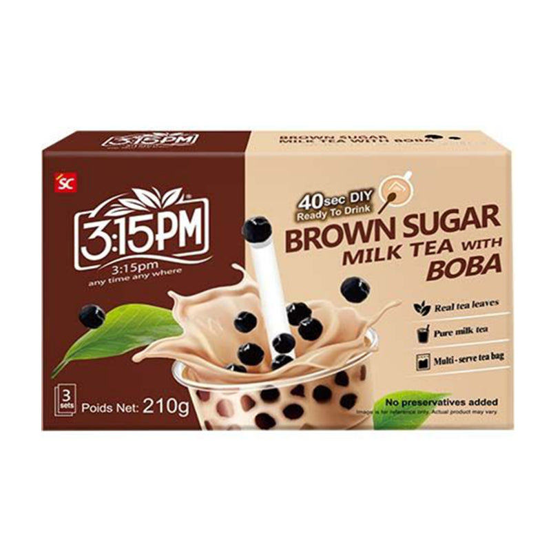 3點1刻 黑糖珍珠奶茶 Bubble Milk Tea Brown Sugar 3×70g