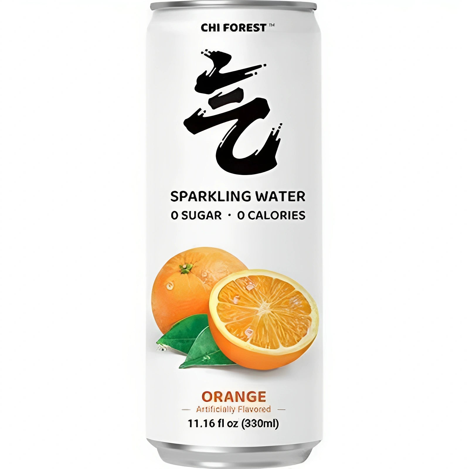 元气森林 香橙气泡水（无糖） Sparkling Water Orange Can 330ml