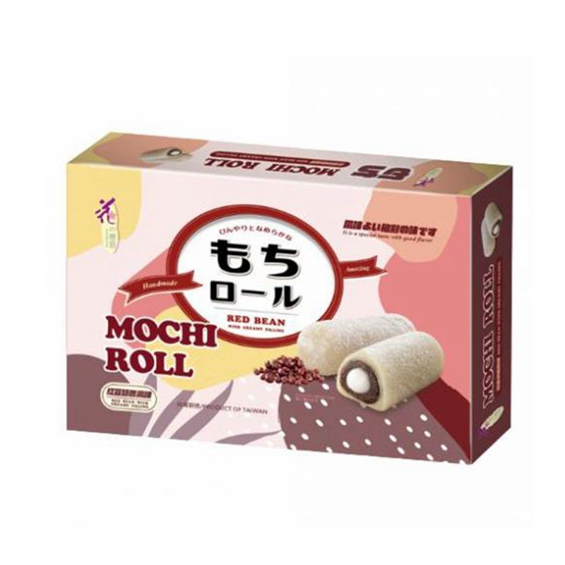 花之恋语 双馅麻薯 红豆牛奶味 Handmade Mochi - Red Bean with Creamy Filling 150g