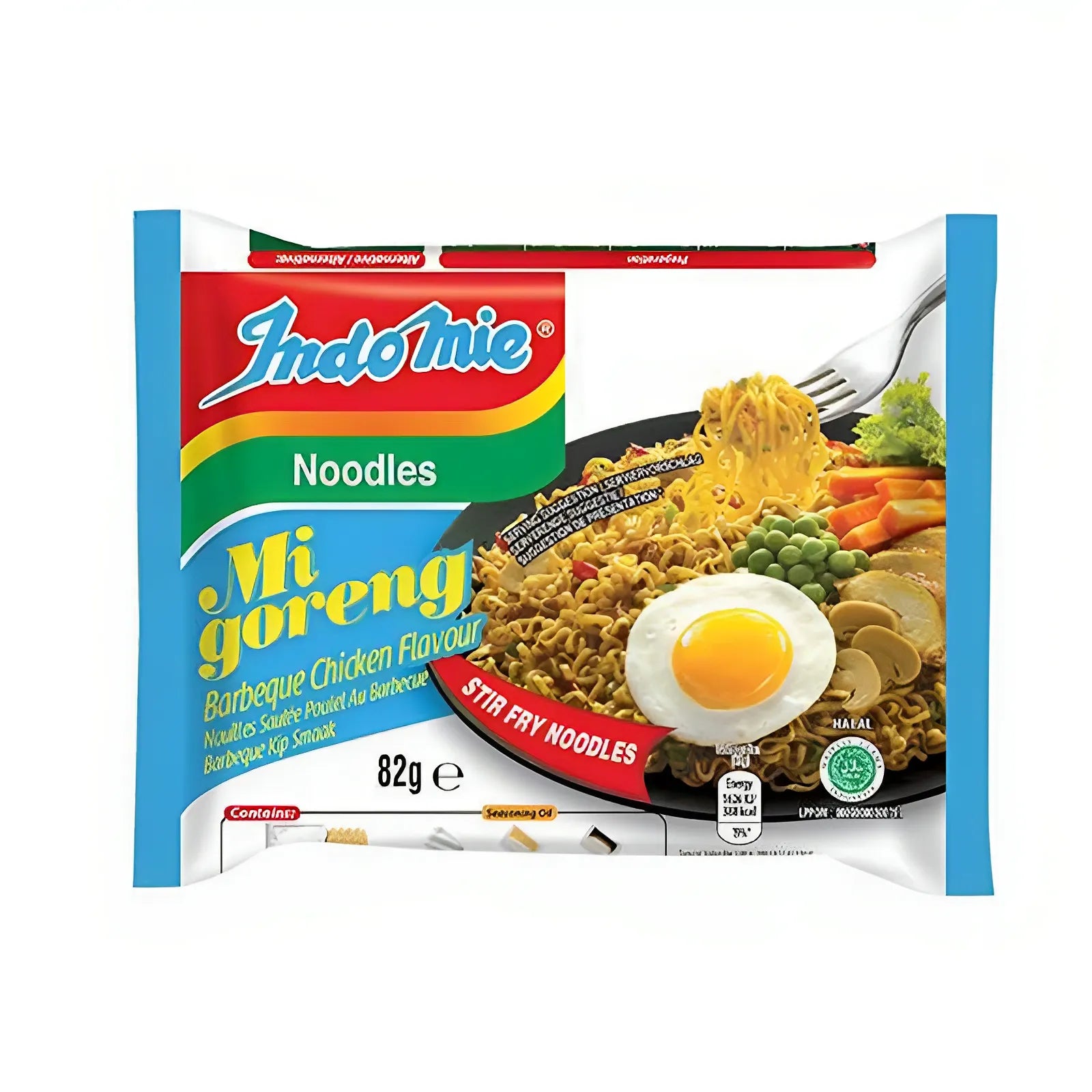 INDOMIE 营多面 烧烤鸡肉味  Inst. Noodles Mi Goreng Barbeque Chicken 82g