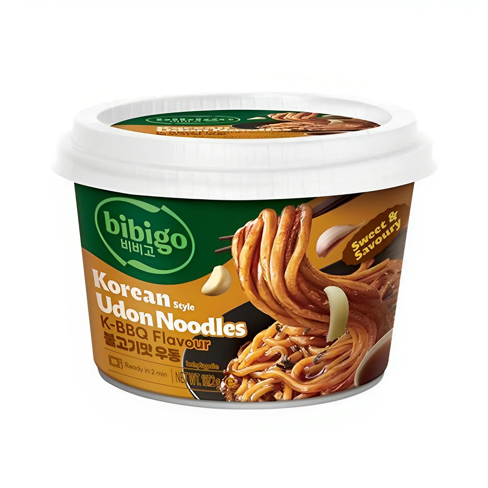 必品阁 韩式烧烤味乌冬面 BIBIGO Udon Noodles Korean BBQ 187.2g