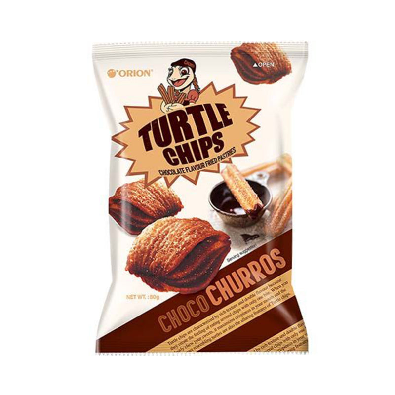 ORION  Turtle Chips Choco Churros 80g
