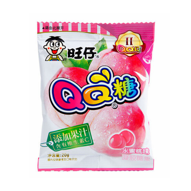 Wangzai QQ Gummies-fersken smak WW QQ Gummies-fersken 20g