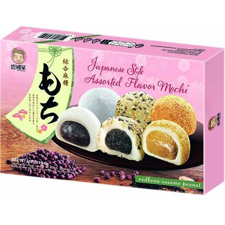 混合麻糬 Mochi Mixed Red Bean, Sesame & Peanut 450g