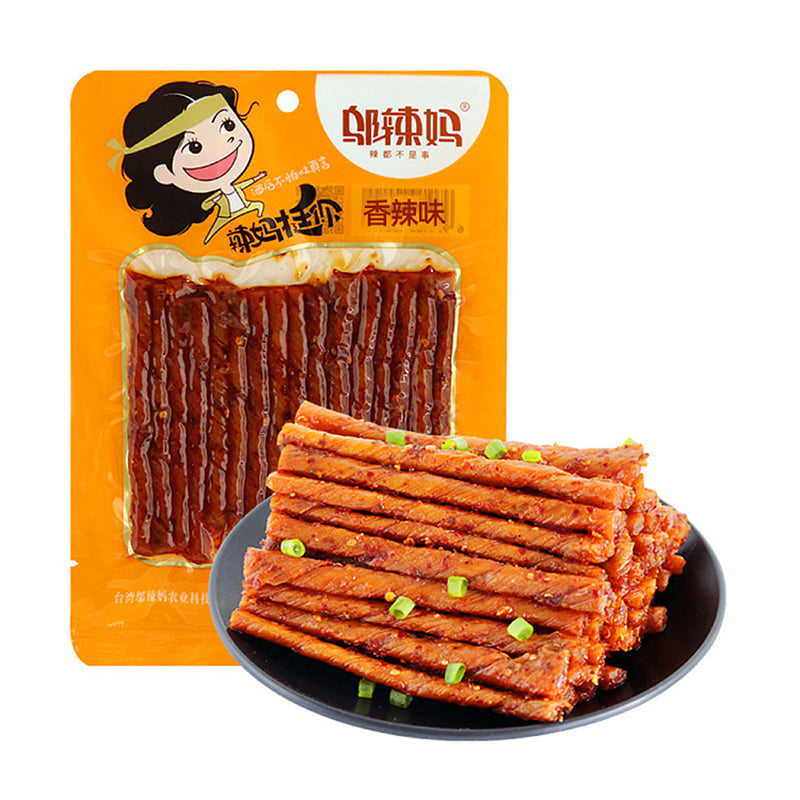 邬辣妈 香辣酒鬼豆筋 Jiugui Doujin Soy-Based Spicy Snack 70g