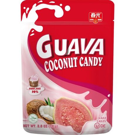 春光 番石榴椰子糖 Guava Coconut Candy 78g