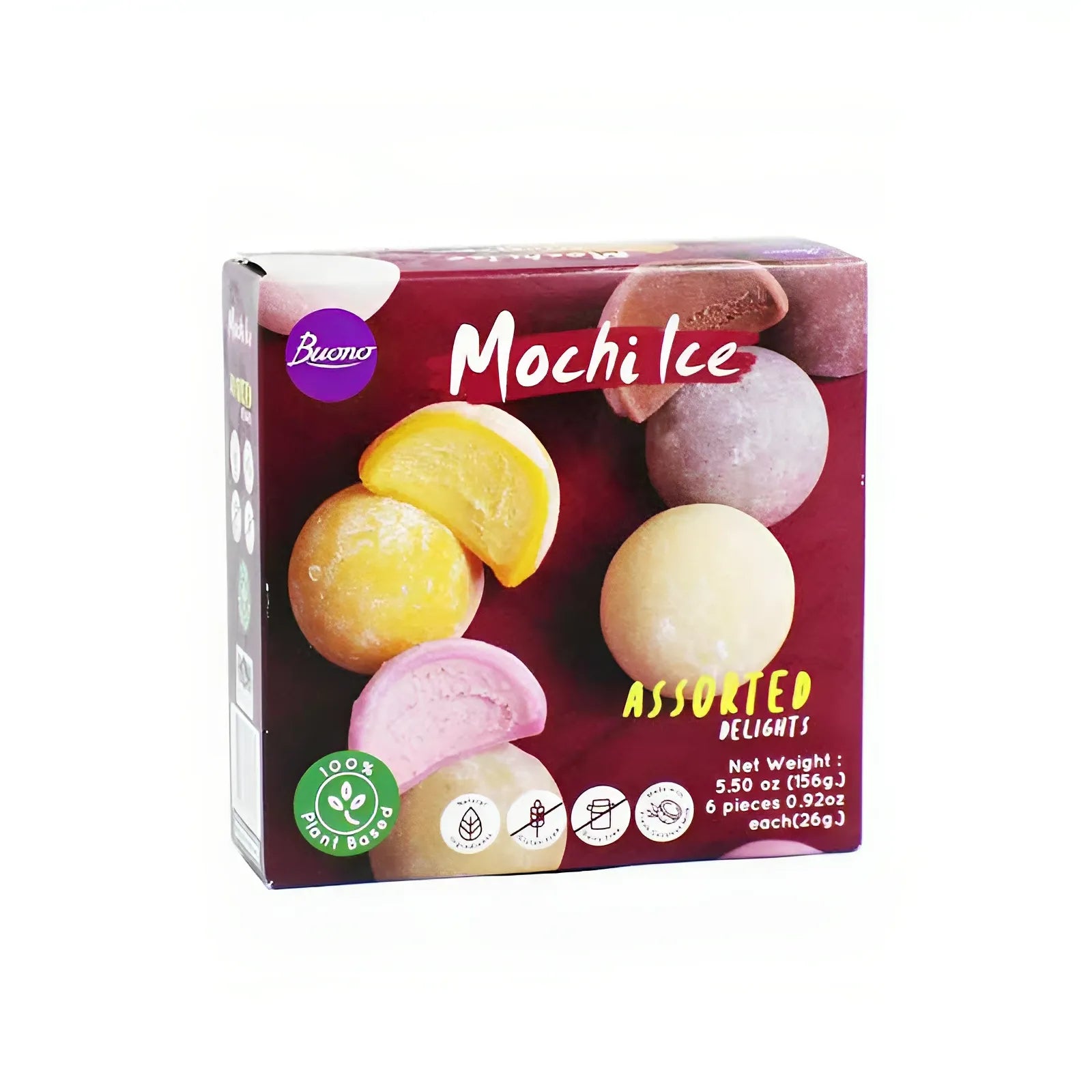 ❄️BUONO 麻薯冰激凌 混合口味 Mochi ice dessert MIX 12x(6x26g)