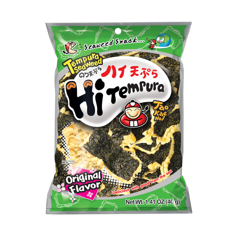 小老板 天妇罗海苔-原味 TAOKAENOI Tempura seaweed ORIGINAL 40g